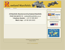 Tablet Screenshot of manifolds.co.za